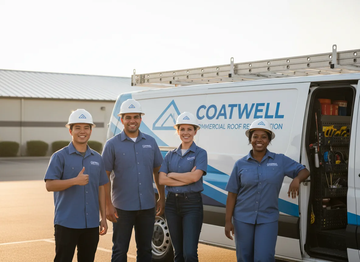 Commercial roof coating company in London, TX